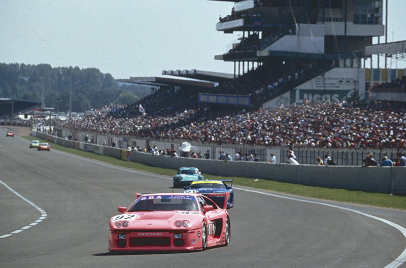 Five of Venturi's seven cars were classified finishers at Le Mans