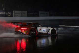 #34 Mercedes-AMG GT3 EVO of Michai Stephens / Mikael Grenier / Lucas Auer, JMF Motorsports, Indy 8H, IGTC, Pro, SRO America, Indianapolis Motor Speedway, Indianapolis, IN, Oct 16&ndash;19, 2025
 | Fabian Lagunas | www.lagunasphotography.com | For SRO Motorsports Group 2025