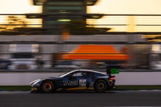 #24 Aston Martin Vantage AMR GT3 EVO of Gray Newell / Zach Robichon / Darren Turner, Heart of Racing Team, Indy 8H, Pro-Am, SRO America, Indianapolis Motor Speedway, Indianapolis, IN, Oct 16&ndash;19, 2025
 | Fabian Lagunas | www.lagunasphotography.com | For SRO Motorsports Group 2025