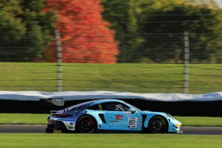 #61 Porsche 911 GT3 R (992) of Adrian D'Silva / Sven M&uuml;ller / Ricardo Feller, EBM, Indy 8H, IGTC IC, Pro, SRO America, Indianapolis Motor Speedway, Indianapolis, IN, Oct 16&ndash;19, 2025
 | Fabian Lagunas | www.lagunasphotography.com | For SRO Motorsports Group 2025