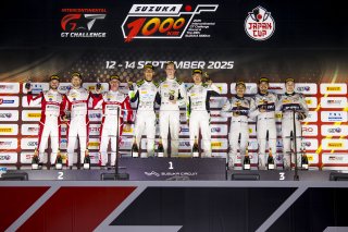 49th SUZUKA 1000km - Intercontinental GT Challenge Round 4 - Foto: Gruppe C Photography; #69 Mercedes-AMG GT3 EVO, GetSpeed: Anthony Mcintosh, Philip Ellis, Steve Jans; #99 Chevrolet Corvette Z06 GT3 R, Johor Motorsports JMR: Jefri Ibrahim, Abu Bakar Ibra | Gruppe C GmbH
