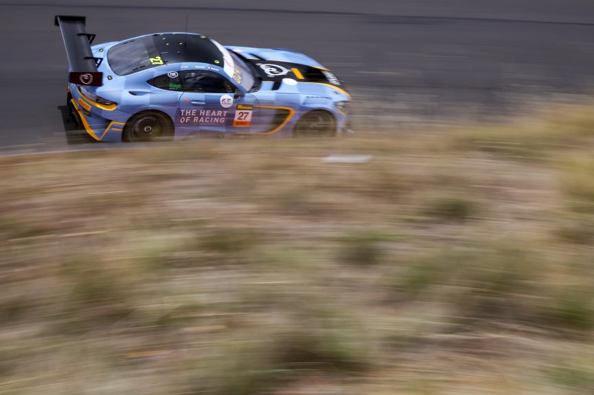 12h Bathurst 2026 -  Meguiar&rsquo;s Bathurst 12 Hour - Intercontinental GT Challenge Round 1 - Foto: Gruppe C Photography; #27 Mercedes-AMG GT3 EVO, Heart of Racing by SPS: Ian James, Eduardo Alcide Barrichello, Roman De Angelis
