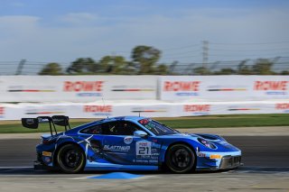 #21 Porsche 911 GT3 R (992) of Dustin Blattner / Alfred Renauer / Dennis Marschall, Blattner Company by Herberth Motorsport, Indy 8H, IGTC, Pro-Am, SRO America, Indianapolis Motor Speedway, Indianapolis, IN, Oct 16&ndash;19, 2025
 | Fabian Lagunas | www.lagunasphotography.com | For SRO Motorsports Group 2025