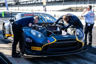 #24 Aston Martin Vantage AMR GT3 EVO of Gray Newell / Zach Robichon / Darren Turner, Heart of Racing Team, Indy 8H, Pro-Am, SRO America, Indianapolis Motor Speedway, Indianapolis, IN, Oct 16&ndash;19, 2025
 | SRO Motorsports Group