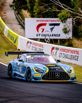 12h Bathurst 2025 -  Meguiar&rsquo;s Bathurst 12 Hour - Intercontinental GT Challenge Round 1 - Foto: Gruppe C Photography; #27 Mercedes-AMG GT3, Heart of Racing by SPS: Ross Gunn, Ian James, Zacharie Robichon
 | Gruppe C Photography