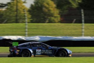 #24 Aston Martin Vantage AMR GT3 EVO of Gray Newell / Zach Robichon / Darren Turner, Heart of Racing Team, Indy 8H, Pro-Am, SRO America, Indianapolis Motor Speedway, Indianapolis, IN, Oct 16&ndash;19, 2025
 | Fabian Lagunas | www.lagunasphotography.com | For SRO Motorsports Group 2025
