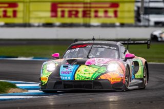#32 Porsche 911 GT3 R (992) of Kyle Washington / Tom Sargent / Klaus Bachler, GMG Racing, Indy 8H, IGTC, Pro-Am, SRO America, Indianapolis Motor Speedway, Indianapolis, IN, Oct 16&ndash;19, 2025
 | Fabian Lagunas | www.lagunasphotography.com | For SRO Motorsports Group 2025