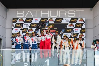 12h Bathurst 2026 -  Meguiar&rsquo;s Bathurst 12 Hour - Intercontinental GT Challenge Round 1 - Foto: Gruppe C Photography; #75 Mercedes-AMG GT3 EVO, 75 Express: Kenny Habul, Luca Stolz, Jules Gounon, #86 Porsche 911 GT3 R (992), High Class Racing: Kerong Li, A | SRO Motorsports Group