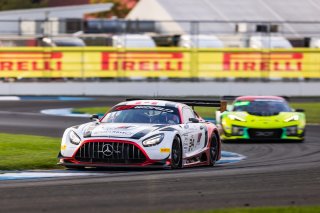 #34 Mercedes-AMG GT3 EVO of Michai Stephens / Mikael Grenier / Lucas Auer, JMF Motorsports, Indy 8H, IGTC, Pro, SRO America, Indianapolis Motor Speedway, Indianapolis, IN, Oct 16&ndash;19, 2025
 | Fabian Lagunas | www.lagunasphotography.com | For SRO Motorsports Group 2025