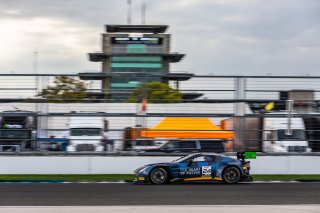 #24 Aston Martin Vantage AMR GT3 EVO of Gray Newell / Zach Robichon / Darren Turner, Heart of Racing Team, Indy 8H, Pro-Am, SRO America, Indianapolis Motor Speedway, Indianapolis, IN, Oct 16&ndash;19, 2025
 | Fabian Lagunas | www.lagunasphotography.com | For SRO Motorsports Group 2025