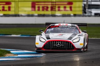 #34 Mercedes-AMG GT3 EVO of Michai Stephens / Mikael Grenier / Lucas Auer, JMF Motorsports, Indy 8H, IGTC, Pro, SRO America, Indianapolis Motor Speedway, Indianapolis, IN, Oct 16&ndash;19, 2025
 | Fabian Lagunas | www.lagunasphotography.com | For SRO Motorsports Group 2025