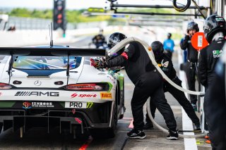 49th SUZUKA 1000km - Intercontinental GT Challenge Round 4 - Foto: Gruppe C Photography; #77 Mercedes-AMG GT3 EVO, Mercedes-AMG Team Craft-Bamboo Racing: Kakunoshin Ohta, Maximilian Goetz, Ralf Aron
 | Gruppe C GmbH