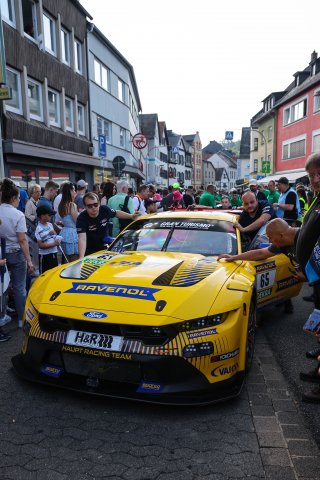 53. ADAC RAVENOL 24h N&uuml;rburgring 2025 - Foto: Gruppe C Photography; ; #65 Ford Mustang GT3, HRT Ford Performance: Dennis Fetzer, David Schumacher, Salman Owega, Jusuf Owega
 | SRO Motorsports Group