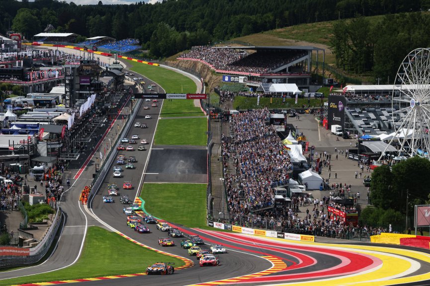 Crowdstrike 24 Hours of Spa Race Start
