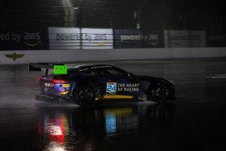 #24 Aston Martin Vantage AMR GT3 EVO of Gray Newell / Zach Robichon / Darren Turner, Heart of Racing Team, Indy 8H, Pro-Am, SRO America, Indianapolis Motor Speedway, Indianapolis, IN, Oct 16&ndash;19, 2025
 | Fabian Lagunas | www.lagunasphotography.com | For SRO Motorsports Group 2025