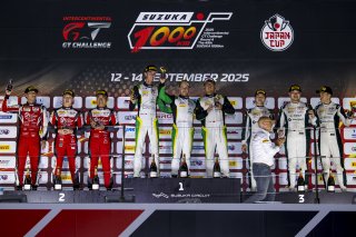 49th SUZUKA 1000km - Intercontinental GT Challenge Round 4 - Foto: Gruppe C Photography; #86 Porsche 911 GT3 R (992), Origine Motorsport: Kerong LI, Anders Fjordbach, Leo Ye Hongli; #89 BMW M4 GT3 EVO, Team KRC: Ruan Cunfan, Neil Verhagen, Maxime Oosten;  | Gruppe C GmbH