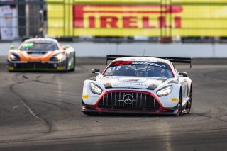 #34 Mercedes-AMG GT3 EVO of Michai Stephens / Mikael Grenier / Lucas Auer, JMF Motorsports, Indy 8H, IGTC, Pro, SRO America, Indianapolis Motor Speedway, Indianapolis, IN, Oct 16&ndash;19, 2025
 | Fabian Lagunas | www.lagunasphotography.com | For SRO Motorsports Group 2025