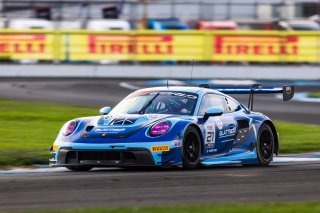 #21 Porsche 911 GT3 R (992) of Dustin Blattner / Alfred Renauer / Dennis Marschall, Blattner Company by Herberth Motorsport, Indy 8H, IGTC, Pro-Am, SRO America, Indianapolis Motor Speedway, Indianapolis, IN, Oct 16&ndash;19, 2025
 | Fabian Lagunas | www.lagunasphotography.com | For SRO Motorsports Group 2025