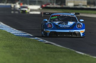 #21 Porsche 911 GT3 R (992) of Dustin Blattner / Alfred Renauer / Dennis Marschall, Blattner Company by Herberth Motorsport, Indy 8H, IGTC, Pro-Am, SRO America, Indianapolis Motor Speedway, Indianapolis, IN, Oct 16&ndash;19, 2025
 | Fabian Lagunas | www.lagunasphotography.com | For SRO Motorsports Group 2025