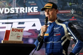 #59 - Garage 59 - Marvin KIRCHHOFER - McLaren 720S GT3 EVO celebrates the ROWE  pole position
 | SRO / JEP