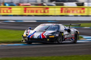 #163 Ferrari 296 GT3 of Jay Schreibman / Oswaldo Negri / Conrad Grunewald, AF Corse USA, Indy 8H, IGTC, Am, SRO America, Indianapolis Motor Speedway, Indianapolis, IN, Oct 16&ndash;19, 2025
 | Fabian Lagunas | www.lagunasphotography.com | For SRO Motorsports Group 2025