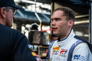 #120 Porsche 911 GT3 R (992) of Adam Adelson / Elliott Skeer / Laurin Heinrich, Wright Motorsports, Indy 8H, IGTC, Pro, SRO America, Indianapolis Motor Speedway, Indianapolis, IN, Oct 16&ndash;19, 2025
 | Jason Doudt / SRO Motorsports Group