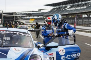 #21 Porsche 911 GT3 R (992) of Dustin Blattner / Alfred Renauer / Dennis Marschall, Blattner Company by Herberth Motorsport, Indy 8H, IGTC, Pro-Am, SRO America, Indianapolis Motor Speedway, Indianapolis, IN, Oct 16&ndash;19, 2025
 | Fabian Lagunas | www.lagunasphotography.com | For SRO Motorsports Group 2025