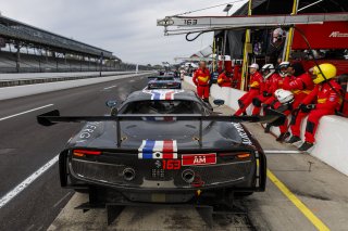 #163 Ferrari 296 GT3 of Jay Schreibman / Oswaldo Negri / Conrad Grunewald, AF Corse USA, Indy 8H, IGTC, Am, SRO America, Indianapolis Motor Speedway, Indianapolis, IN, Oct 16&ndash;19, 2025
 | Fabian Lagunas | www.lagunasphotography.com | For SRO Motorsports Group 2025