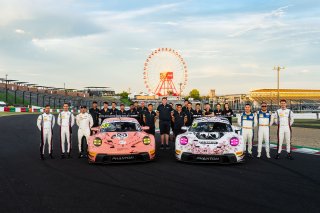 49th SUZUKA 1000km - Intercontinental GT Challenge Round 4 - Foto: Gruppe C Photography; #6 Porsche 911 GT3 R (992), Origine Motorsport: Laurin Heinrich, Alessio Picarello, Bastian Buus; #86 Porsche 911 GT3 R (992), Origine Motorsport: Kerong LI, Anders F | Gruppe C GmbH