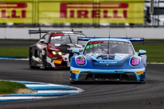 #21 Porsche 911 GT3 R (992) of Dustin Blattner / Alfred Renauer / Dennis Marschall, Blattner Company by Herberth Motorsport, Indy 8H, IGTC, Pro-Am, SRO America, Indianapolis Motor Speedway, Indianapolis, IN, Oct 16&ndash;19, 2025
 | Fabian Lagunas | www.lagunasphotography.com | For SRO Motorsports Group 2025