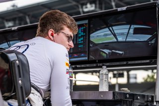 #24 Aston Martin Vantage AMR GT3 EVO of Gray Newell / Zach Robichon / Darren Turner, Heart of Racing Team, Indy 8H, Pro-Am, SRO America, Indianapolis Motor Speedway, Indianapolis, IN, Oct 16&ndash;19, 2025
 | Jason Doudt / SRO Motorsports Group
