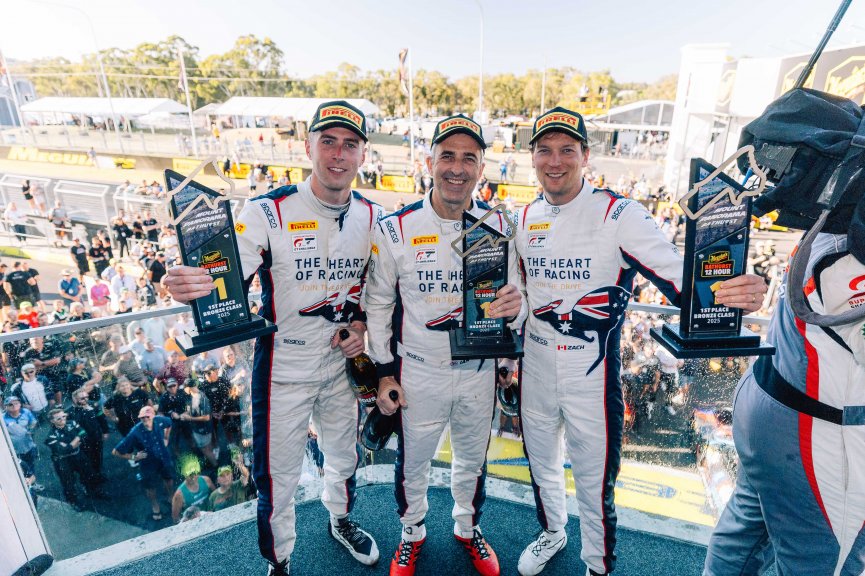 12h Bathurst 2025 -  Meguiar&rsquo;s Bathurst 12 Hour - Intercontinental GT Challenge Round 1 - Foto: Gruppe C Photography; #27 Mercedes-AMG GT3, Heart of Racing by SPS: Ross Gunn, Ian James, Zacharie Robichon
