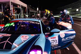 #21 Porsche 911 GT3 R (992) of Dustin Blattner / Alfred Renauer / Dennis Marschall, Blattner Company by Herberth Motorsport, Indy 8H, IGTC, Pro-Am, SRO America, Indianapolis Motor Speedway, Indianapolis, IN, Oct 16&ndash;19, 2025
 | Fabian Lagunas | www.lagunasphotography.com | For SRO Motorsports Group 2025