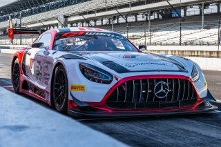 #34 Mercedes-AMG GT3 EVO of Michai Stephens / Mikael Grenier / Lucas Auer, JMF Motorsports, Indy 8H, IGTC, Pro, SRO America, Indianapolis Motor Speedway, Indianapolis, IN, Oct 16&ndash;19, 2025
 | SRO Motorsports Group