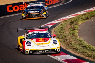 12h Bathurst 2025 -  Meguiar&rsquo;s Bathurst 12 Hour - Intercontinental GT Challenge Round 1 - Foto: Gruppe C Photography; #91 Porsche 911 GT3 R (992), The Bend: Yasser Shahin, Sam Shahin, Laurin Heinrich, Morris Schuring
 | Gruppe C Photography
