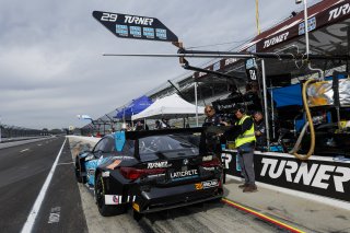 #29 BMW M4 GT3 EVO of Justin Rothberg / Patrick Gallagher / Robby Foley, Turner Motorsport, Indy 8H, IGTC, Pro-Am, SRO America, Indianapolis Motor Speedway, Indianapolis, IN, Oct 16&ndash;19, 2025
 | Fabian Lagunas | www.lagunasphotography.com | For SRO Motorsports Group 2025