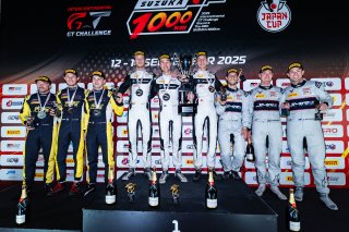 49th SUZUKA 1000km - Intercontinental GT Challenge Round 4 - Foto: Gruppe C Photography; #7 Porsche 911 GT3 R (992), Absolute Racing: Kevin Estre, Laurens Vanthoor, Patrick Pilet; 32 BMW M4 GT3 EVO, Team WRT: Raffaele Marciello, Kelvin van der Linde, Char | Gruppe C GmbH