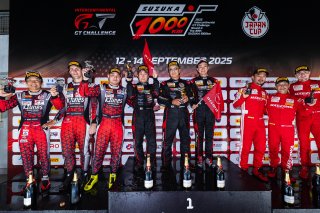 49th SUZUKA 1000km - Intercontinental GT Challenge Round 4 - Foto: Gruppe C Photography; #86 Porsche 911 GT3 R (992), Origine Motorsport: Kerong LI, Anders Fjordbach, Leo Ye Hongli; #89 BMW M4 GT3 EVO, Team KRC: Ruan Cunfan, Neil Verhagen, Maxime Oosten;  | Gruppe C GmbH