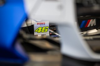 #46 BMW M4 GT3 EVO of Valentino Rossi / Kelvin Van Der Linde / Charles Weerts, Team WRT, Indy 8H, IGTC, Pro, SRO America, Indianapolis Motor Speedway, Indianapolis, IN, Oct 16&ndash;19, 2025
 | Jason Doudt / SRO Motorsports Group